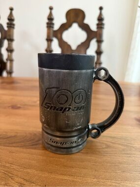 Snap on Gunmetal Black 100 Logo Travel Mug